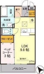 エスポワールの物件間取画像